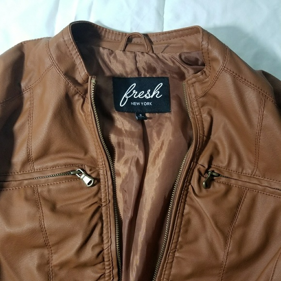 Faux Leather Jacket - Picture 2 of 7